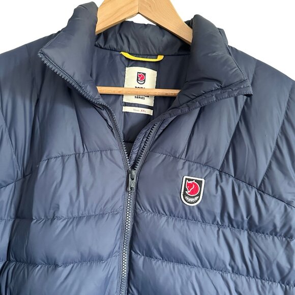 Fjallraven Mens 1974 Expedition X-Latt Puffer Jacket Down Coat Navy Size XXL - Picture 2 of 6